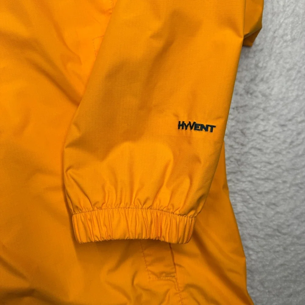 The North Face HyVent Windbreaker Lightweight Jacket Orange Men's Size XL